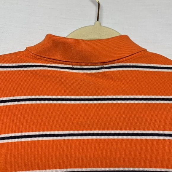 Polo Ralph Lauren Orange Striped Polo Shirt - Picture 7 of 8